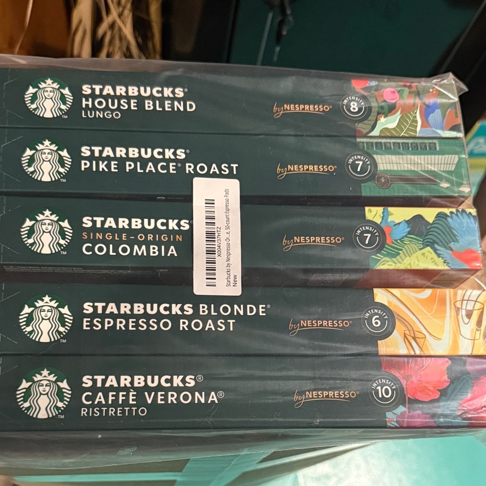Starbucks Coffee Pods for Nespresso - Assorted Flavors - 50ct